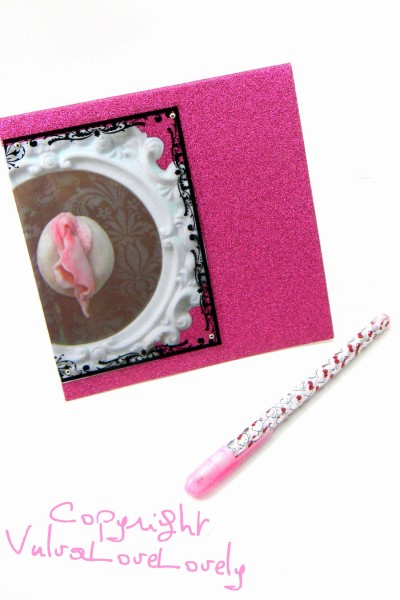 All that Glitters: Vulva Greeting Card
