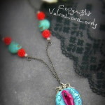 Sol Azul: Sugar Skull Vulva Pendant