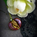 Black Cherry: Vulva Pendant