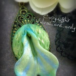 Tiny Bubbles- Vulva Mermaid Pendant