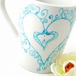 I Love My Vagina! Handpainted Yonic Coffee Mug