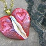 Tim Burton's Red Queen: Yonic Vulva Pendant